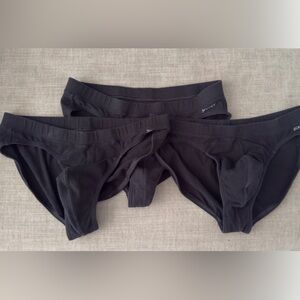 2xist Men's Black Briefs - 3 Pack